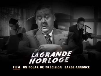 La Grande Horloge - test DVD - Menu